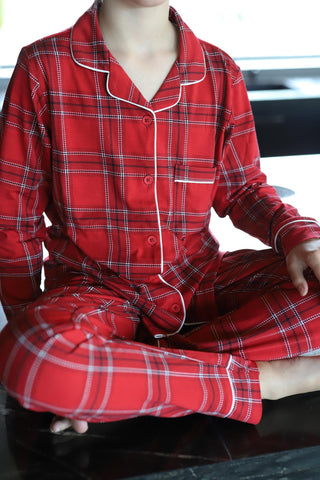 Careless Dreamy pysj sett kids - Plaid