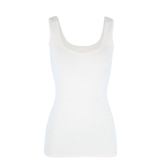 Careless Eva lang topp - Kremhvit