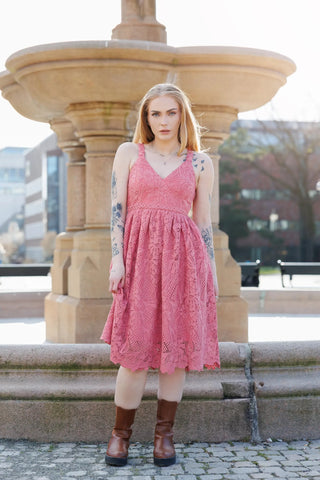 Careless Evelina kjole - Rosa