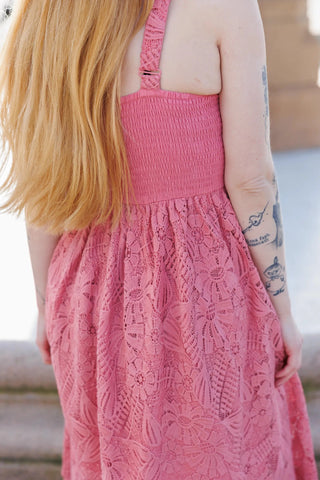 Careless Evelina kjole - Rosa