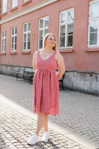Careless Evelina kjole - Rosa