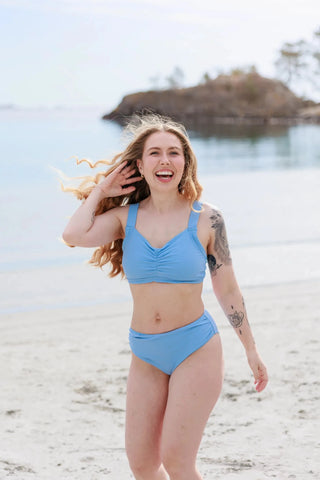 Careless Fiji bikinitopp - Lyseblå