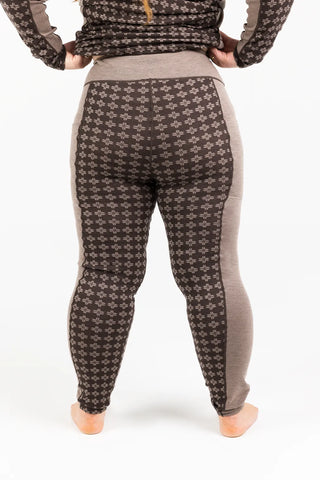 Careless Fjorda merinoull longs - Brun / beige