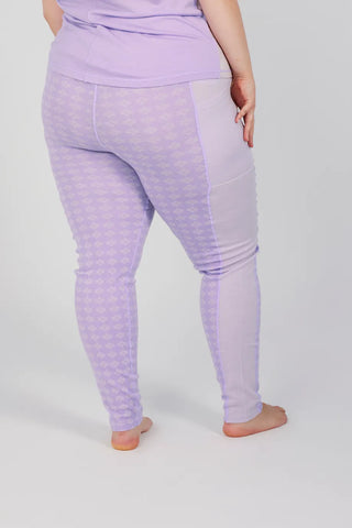 Careless Fjorda merinowool longs - Lilla