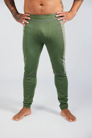 Careless Fjorda merinowool longs man - Grønn