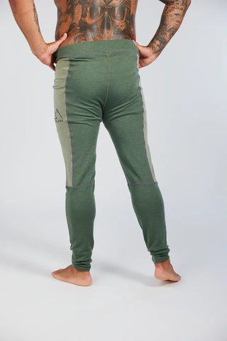 Careless Fjorda merinowool longs man - Grønn