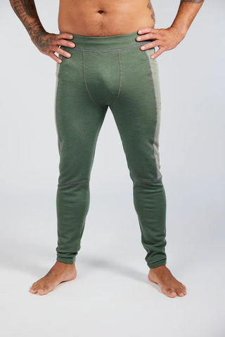 Careless Fjorda merinowool longs man - Grønn