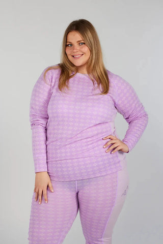 Careless Fjorda merinowool longsleeve - Lilla