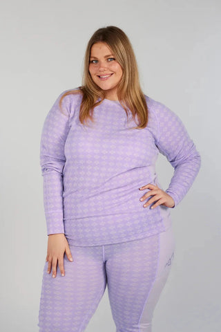 Careless Fjorda merinowool longsleeve - Lilla