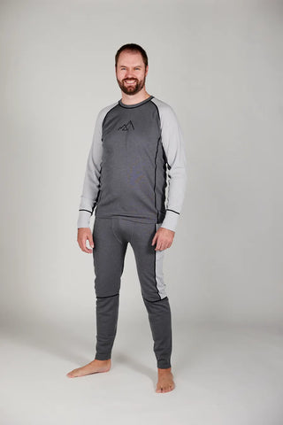 Careless Fjorda merinowool longsleeve man - Grå