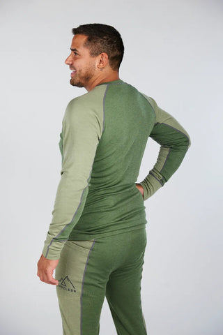 Careless Fjorda merinowool longsleeve man - Grønn