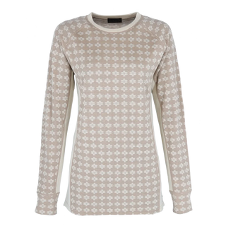 Careless Fjorda wool longsleeve - Savannah Tan / Peachment