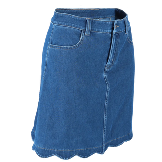 Careless Frida stretch denimskjørt - Mørk denimblå