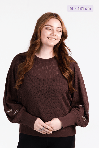 Careless Genser Line genser - Brun