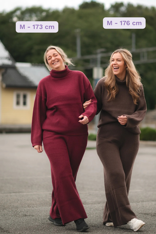 Careless Genser Vilde genser - Brun