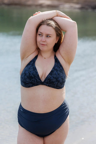 Careless High waist bikinitruse - Mørkeblå