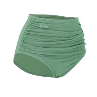 Careless High waist bikinitruse - Tekstur grønn