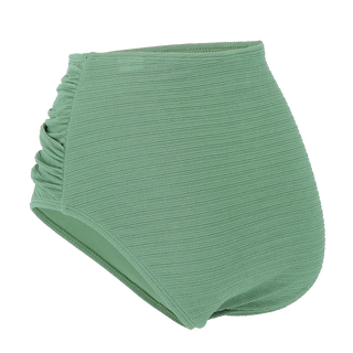 Careless High waist bikinitruse - Tekstur grønn