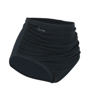 Careless High waist bikinitruse - Tekstur svart