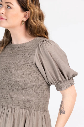 Careless Indie kjole - Beige