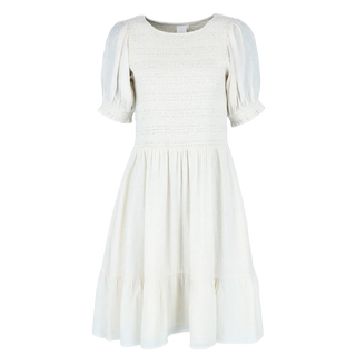 Careless Indie kjole - Hvit