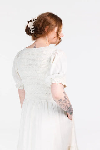 Careless Indie kjole - Hvit