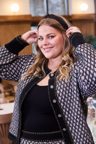 Careless Jakke Eva jakke - Grå m/svart