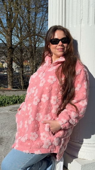 Careless Jakke Kimmy Fleece - Rosa