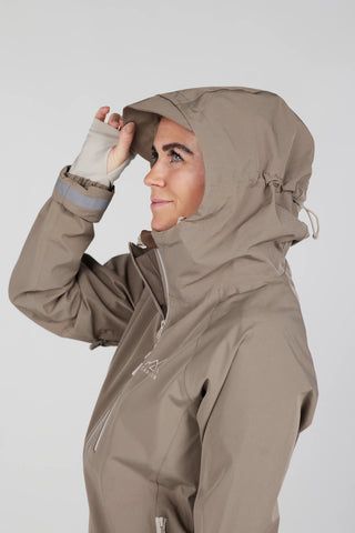 Careless Jakke Mylla 2-lags Skalljakke - Beige