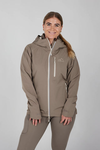 Careless Jakke Mylla 2-lags Skalljakke - Beige