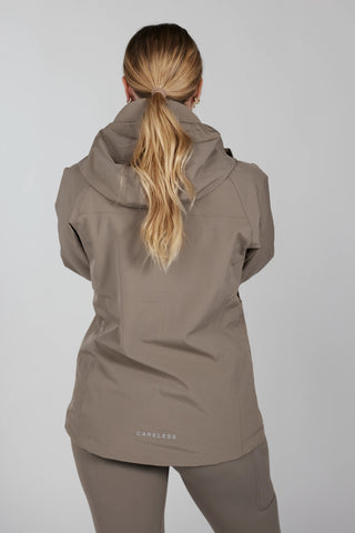 Careless Jakke Mylla 2-lags Skalljakke - Beige