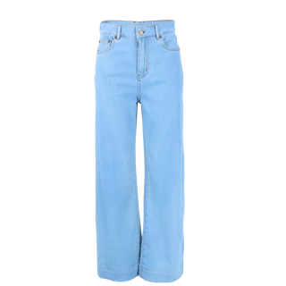 Careless Jeans Trine High Waist Loose fit jeans - Lys denimblå