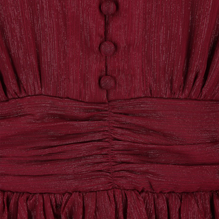 Careless Kaja kjole - Burgunder