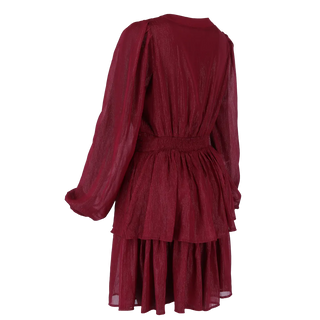 Careless Kaja kjole - Burgunder