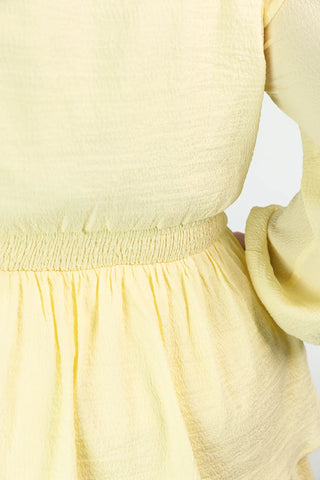 Careless Kaja kjole - Gul