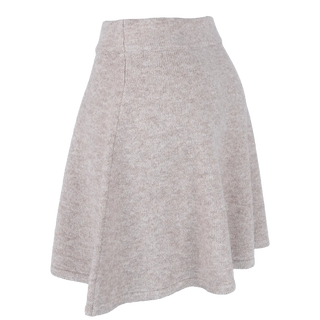 Careless Kathrine Strikk A-Line Skjørt - Beige
