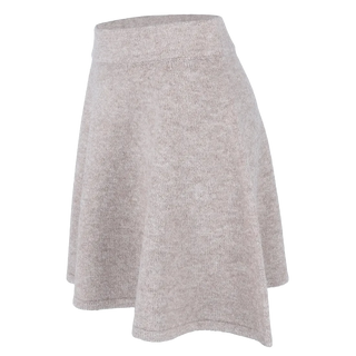 Careless Kathrine Strikk A-Line Skjørt - Beige