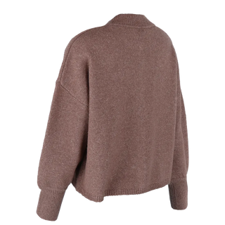 Careless Kathrine Strikk Cardigan - Brun