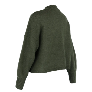 Careless Kathrine Strikk Cardigan - Mørk grønn
