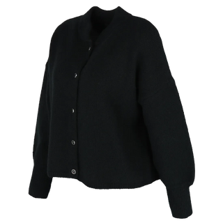 Careless Kathrine Strikk Cardigan - Svart