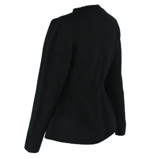 Careless Kathrine Strikk Peplum - Svart