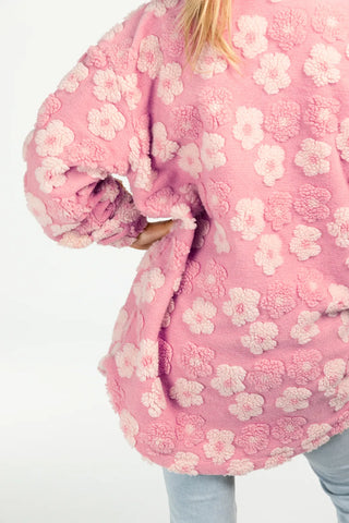 Careless Kimmy Fleece - Rosa