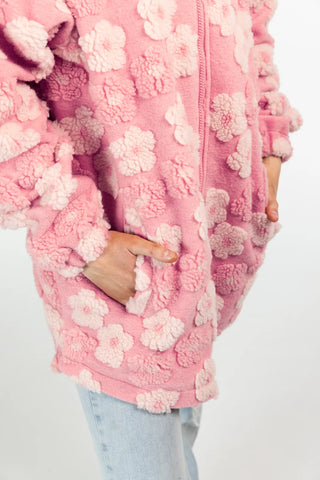 Careless Kimmy Fleece - Rosa