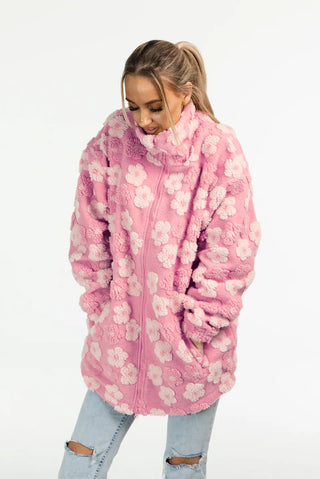Careless Kimmy Fleece - Rosa