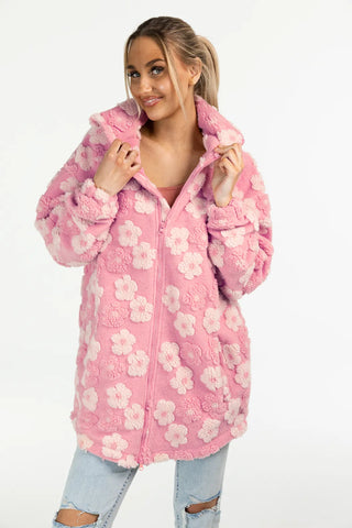 Careless Kimmy Fleece - Rosa