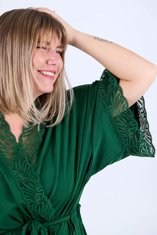 Careless Kimono Cala kimono - Grønn