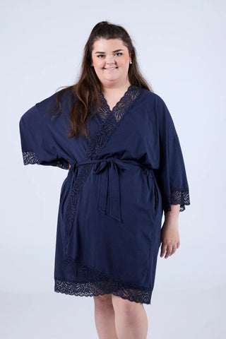Careless Kimono Cala kimono - Mørk blå