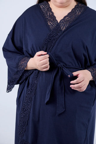 Careless Kimono Cala kimono - Mørk blå