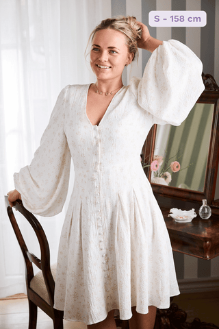 Careless Kjole Alba kjole - Hvit