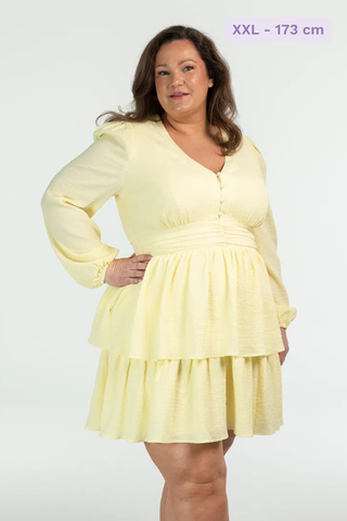 Careless Kjole Kaja kjole - Gul